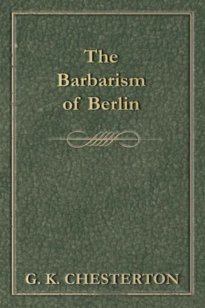 The Barbarism of Berlin