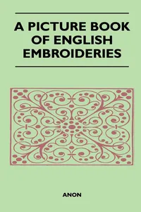 A Picture Book of English Embroideries_cover