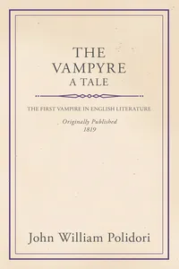 The Vampyre - A Tale_cover
