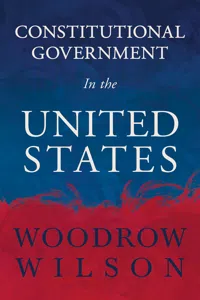 Constitutional Government in the United States_cover