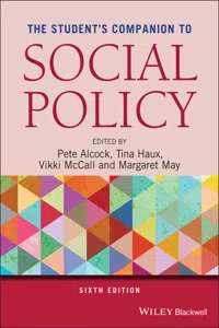 The Student's Companion to Social Policy_cover