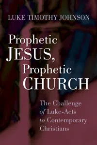 Prophetic Jesus, Prophetic Church_cover