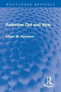 Palestine Old and New_cover