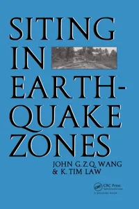 Siting in Earthquake Zones_cover