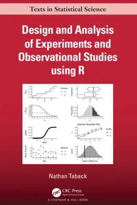 Design and Analysis of Experiments and Observational Studies using R_cover