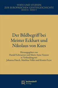 Der Bildbegriff bei Meister Eckhard und Nikolaus von Kues_cover