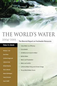 The World's Water 2004-2005_cover