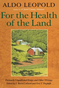 For the Health of the Land_cover