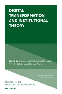 Digital Transformation and Institutional Theory_cover