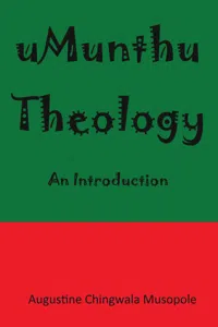 Umunthu Theology: An Introduction_cover