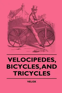 Velocipedes, Bicycles, And Tricycles_cover