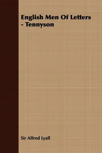 English Men Of Letters - Tennyson_cover