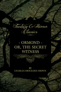 Ormond - Or, The Secret Witness_cover