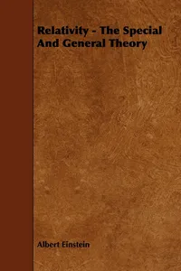 Relativity - The Special and General Theory_cover