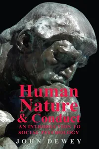 Human Nature And Conduct - An Introduction To Social Psychology_cover