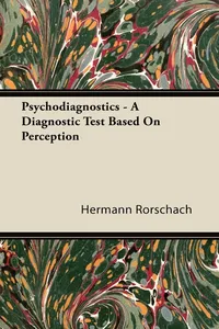 Psychodiagnostics - A Diagnostic Test Based on Perception_cover
