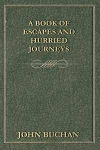 A Book of Escapes and Hurried Journeys_cover
