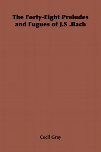 The Forty-Eight Preludes and Fugues of J.S .Bach_cover