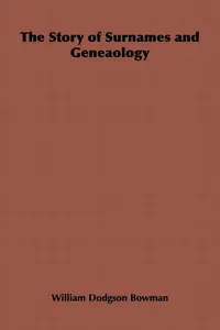 The Story of Surnames and Geneaology_cover