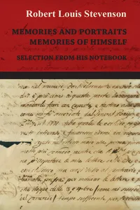 Memories and Portraits - Memories of Himself - Selection from his Notebook_cover