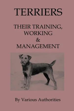 Terriers - Their Training, Work & Management