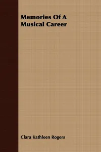 Memories of a Musical Career_cover