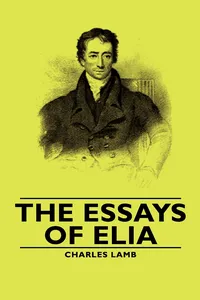 The Essays of Elia_cover