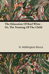 The Education Of Karl Witte - Or, The Training Of The Child_cover