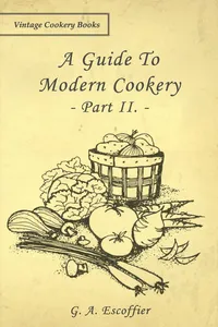 A Guide to Modern Cookery - Part II._cover