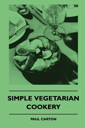 Simple Vegetarian Cookery
