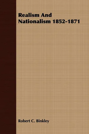 Realism And Nationalism 1852-1871
