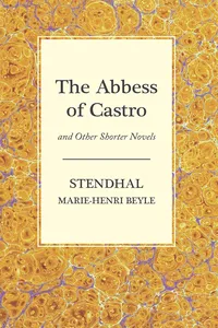 The Abbess of Castro and Other Shorter Novels_cover