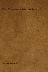 The Travels of Marco Polo_cover
