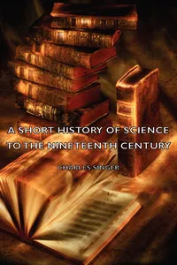 A Short History of Science to the Nineteenth Century_cover