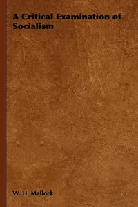 A Critical Examination of Socialism_cover