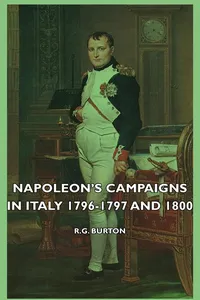 Napoleon's Campaigns in Italy 1796-1797 and 1800_cover