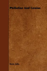 Philistine and Genius_cover