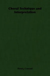 Choral Technique and Interpretation_cover