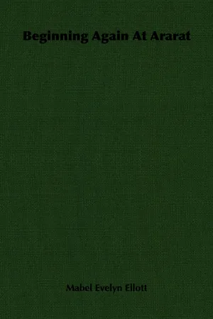 Beginning Again At Ararat