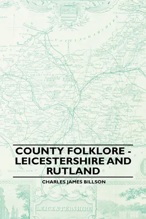 County Folklore - Leicestershire and Rutland