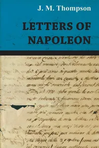 Letters of Napoleon_cover