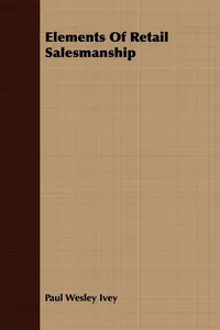 Elements Of Retail Salesmanship_cover