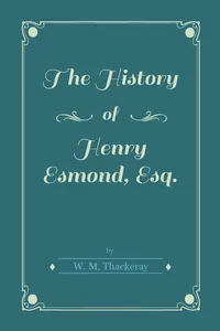 The History of Henry Esmond, Esq._cover