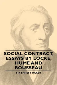 Social Contract, Essays by Locke, Hume and Rousseau_cover