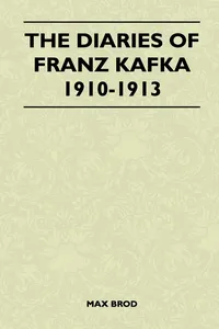The Diaries of Franz Kafka 1910-1913_cover