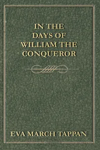 In the Days of William the Conqueror_cover