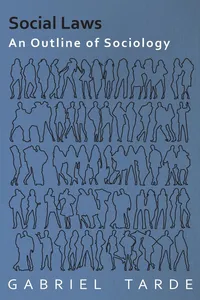 Social Laws - An Outline of Sociology_cover