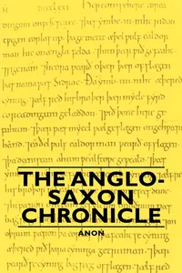 The Anglo-Saxon Chronicle_cover