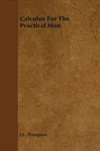 Calculus for the Practical Man_cover