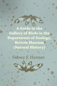 Guide to the Gallery of Birds in the Department of Zoology, British Museum._cover